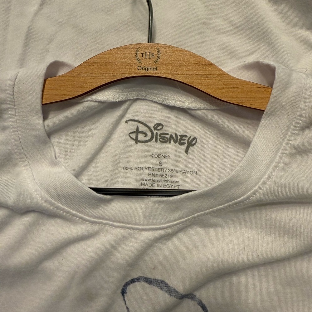 Disney Stitch Character Lilo & Stitch Graphic Short Sleeve White Tee Size Small - Picture 3 of 3
